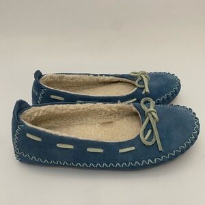 L.L. Bean Suede Moccasin Skippers Women’s Size 7